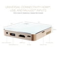 thumbnail image 6 of Kodak Ultra Mini Portable Projector - HD 1080p support LED DLP Rechargeable Pico Projector - 100" Display, Built-in Speaker - HDMI, USB and Micro SD - Compatible with iPhone iPad, Android Phones, 6 of 9