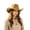 Z74-Khaki, variant on Mens Black Western Cowboy Hat, Classic Wide Brim Soft Shapeable Headwear with Decorative Belt Band, Sun Protection Casual Hat for Outdoor Work and Daily Street Wear