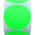 thumbnail image 2 of Hybsk 2 Inch Fluorescent Green Blank Target Pasters for Shooting 300 Adhesive Target Stickers Per Roll (Fluorescent Green), 2 of 5