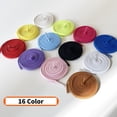 thumbnail image 6 of 16 Pairs of Multicolor No-Tie Elastic Shoelaces for Men and Women,Kids, 8mm Flat, 39.3" Adjustable Length, with 64 Metal Tips for Sneakers, Skates, Sports Shoes, and Boots, 6 of 6