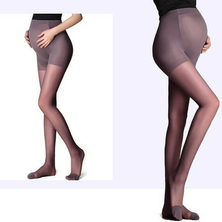 

Pregnant Women Stockings Thin Pantyhose Summer Solid Oversized Bottom Socks