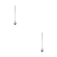 thumbnail image 2 of Ounissouiy Cuchara agitadora de acero inoxidable, cucharas para palitos de vino, accesorio para Bar, club nocturno Type6 NO6, 2 of 6