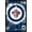 Black Framed Version, variant on NHL Winnipeg Jets - Maximalist Logo 23 Wall Poster, 14.725" x 22.375"