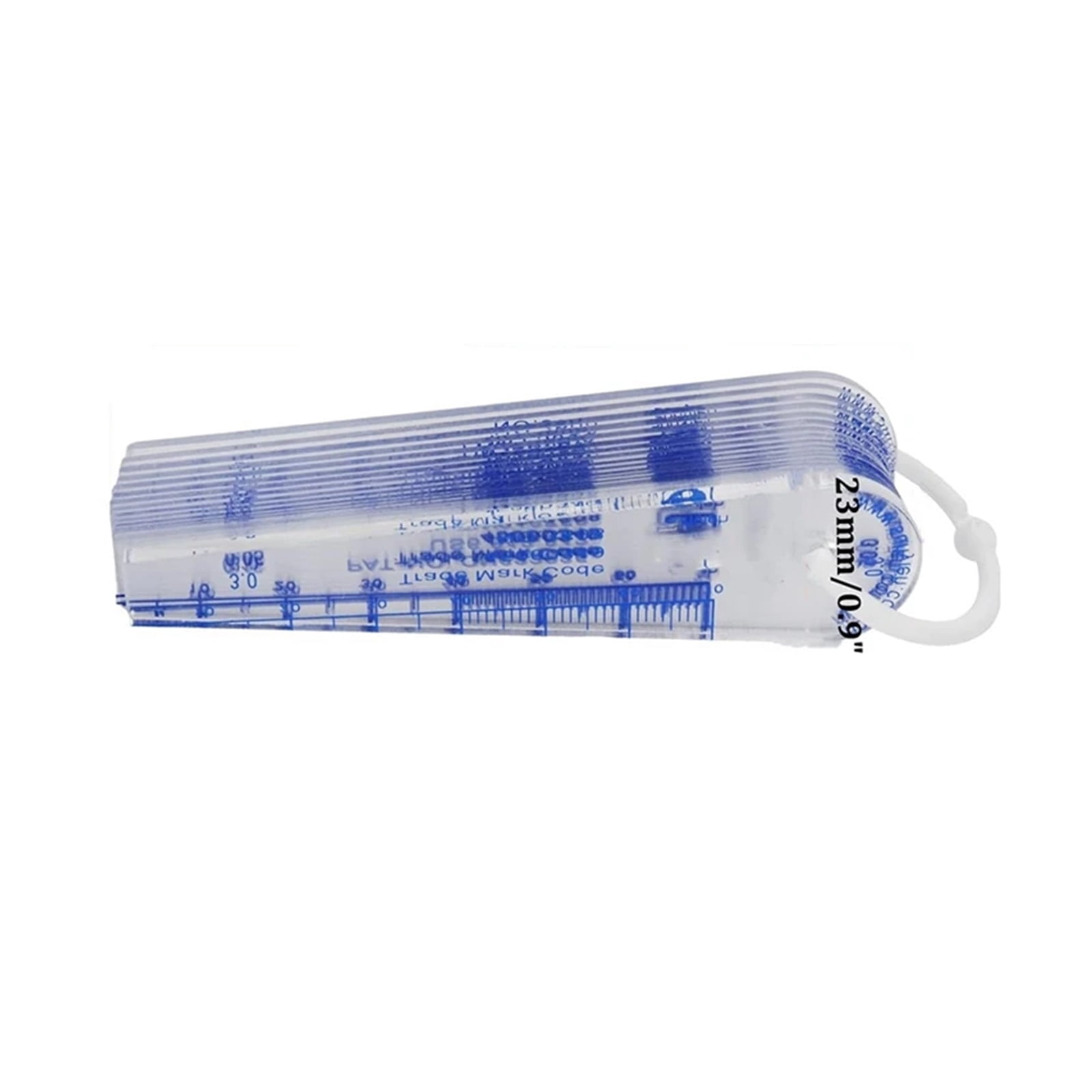 Plastic Feeler Gauge 0.05Mm To 3Mm Metric Gap-Measuring Tool 21 Leaf ,Easy Identification