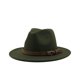 thumbnail image 1 of Sombrero de fieltro de ala ancha Qarigey Verde 56-58cm, 1 of 6