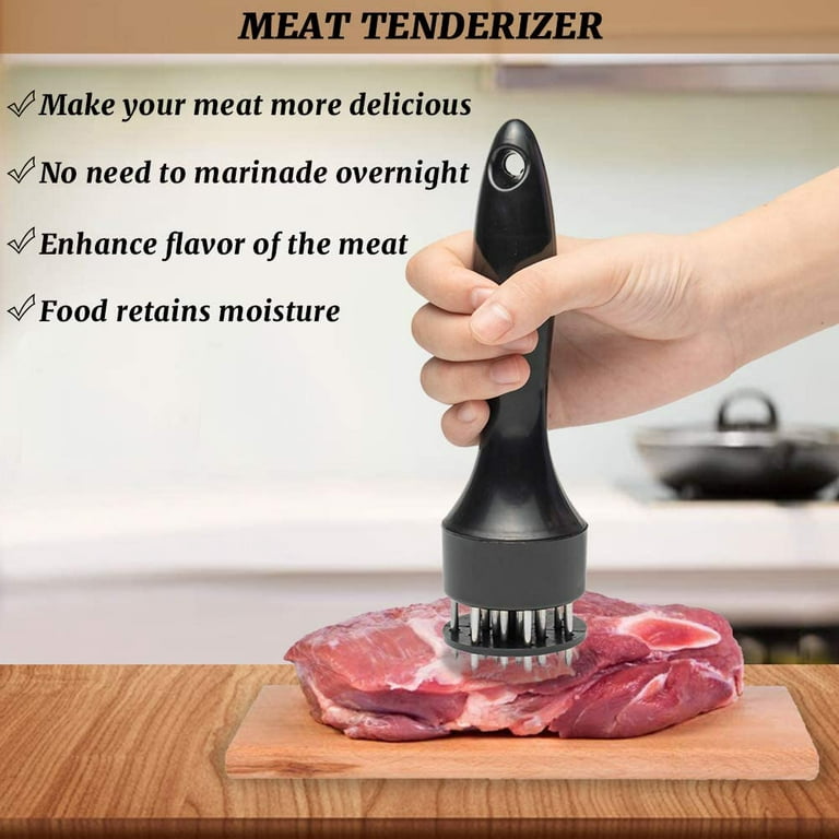 Meat Mallet Tool For Kitchen & Bbq - Meat Hammer - Meat Tenderizer - Sturdy  Stainless – Outlery
