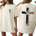 thumbnail image 3 of I Can Do All Things Through Christ Double Sided Christian T-Shirt – Philippians 4:13 Bible Verse Faith Graphic Tee, Religious Jesus Shirt Gift for Men & Women, 3 of 6