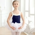 thumbnail image 2 of Ballet Leotards for Girls Suspenders Glitter Dance Ballet Tutu Leotard Ballerina Outfit Teen Girl Clothes Blue 12-18 Months, 2 of 3