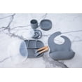 thumbnail image 1 of The Bambolina Boutique: Ensemble d'Alimentation Petit Boss (Gris), 1 of 4