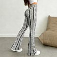 thumbnail image 6 of CHUMUD Flare Leggings for Women Bohemia Yoga Pants High Waisted Tummy Control Leggings Bootcut Casual Floral Yoga Pants, 6 of 6