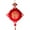 B, variant on Lunar New Year Paper Fan Hanging Decoration with Tassel for 2025 Spring Festival Home Decor, Festive Ornament for Indoor Wall and Door(B)