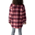 thumbnail image 2 of Sanctuary Women's Red Wool Blend Plaid Town Jacket, 2 of 5