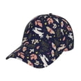 thumbnail image 2 of Xecao Retro Rabbit Flower for Baseball Cap: Unisex, crafted from classic polyester twill fabric, featuring a soft unconstructed design, 2 of 5