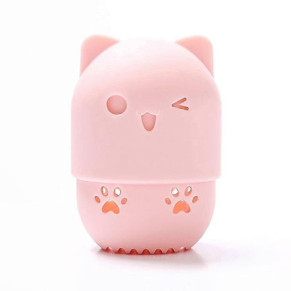 Powder Puff Holder Sponge Makeup Drying Case Portable Soft Silicone Cosmetic Sponge