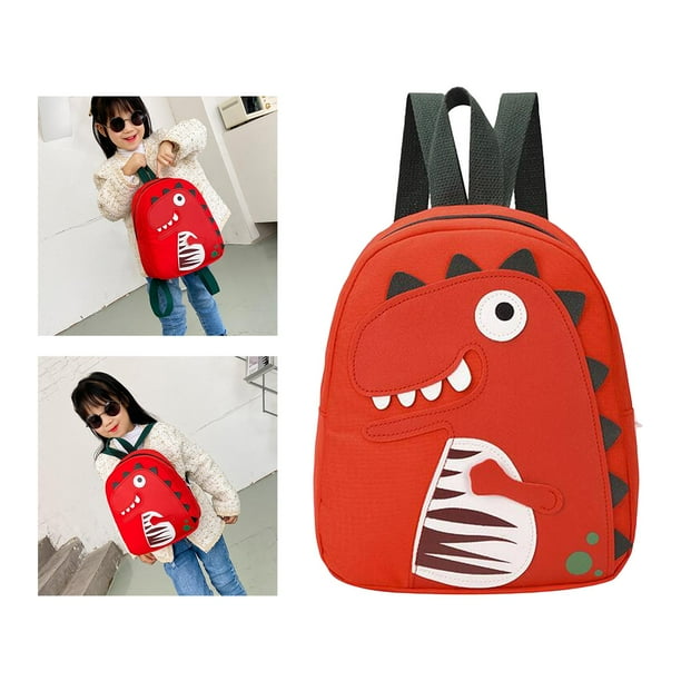 Cartoon Shoulder Bag Animal Backpack Bags for Kids Travel Bag Red