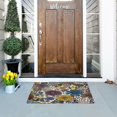 thumbnail image 5 of Yayeee Doormat for Inside 20"x32" Absorbent Low-Profile Washable Non-Slip Rubber Backed Entryway Rug, Blue Flowers, 5 of 8
