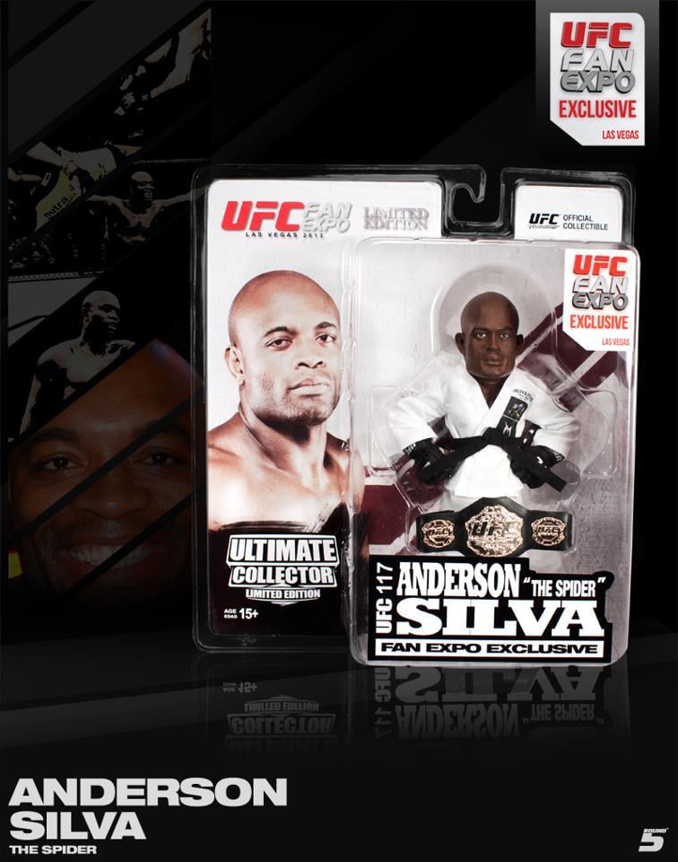 Anderson Silva Officially License Round 5 UFC WalkoutWear Exclusive Figure WOMMA 