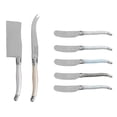 thumbnail image 2 of French Home 7-Piece Laguiole Cheese Knife and Spreader Set with Mother of Pearl Handles, 2 of 5