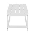 thumbnail image 5 of WestinTrends Malibu 3-Pieces Outdoor Table Set, Includes 1 Coffee Table and 2 Side Table, All Weather Poly Lumber Adirondack Patio Furniture Set, White, 5 of 10