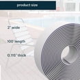 thumbnail image 3 of 2 Inch Wide, 100ft Long Vinyl Strap - Replacement Straps for Patio Chairs - Vinyl Strapping for Patio Furniture Repair - Durable Seat Repair Kit for Lawn Chairs, Outdoor Furniture (White), 3 of 7