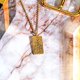 thumbnail image 2 of Collar de Tarot JeenMata La Suma Sacerdotisa Unisex en Baño de Oro Amarillo, 2 of 6