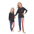 thumbnail image 2 of Independence Day Pjs Set, Patriotic 250th Anniversary Family Matching Pajamas Set, American Flag Print Long Sleeve Sleepwear for Family , 1776-2026 Usa Independence Day Loungewear, 2 of 5