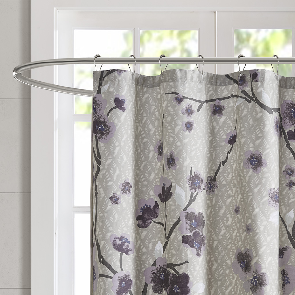 Euroco Cotton Shower Curtain
