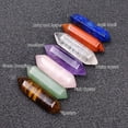 thumbnail image 4 of Kit De Cristales Juego De 7 Chakras Piedras Caídas Juego De Piedras De 7 Chakras Piedra De Meditación Amuleto De Yoga Con Caja De Regalo Minnieouse AP005658-00, 4 of 6