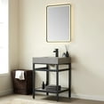 thumbnail image 5 of Miseno 702524-TB-WK Funes 24" Free Standing Single Basin Vanity Set - Matte Black / Gray, 5 of 7