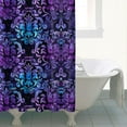 thumbnail image 4 of Ethnic Boho Chic Shower Curtain 72x72 Inches Bathroom Decor with Plastic Rings Quick-Drying Polyester Rustic Style, 4 of 5