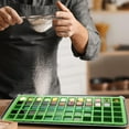 thumbnail image 3 of Silicone Food Dehydrator Tray 60 Grid Square Shape Food Grade Silicone Material Heat Resistant Easy Clean Compact Multifunctional for Fruit Vegetable Cake Drying Homemade Ice Cubes, 3 of 3