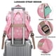 thumbnail image 4 of Mochila Mimfutu Flowers para portátil 15.6 pulgadas impermeable rosa, 4 of 6