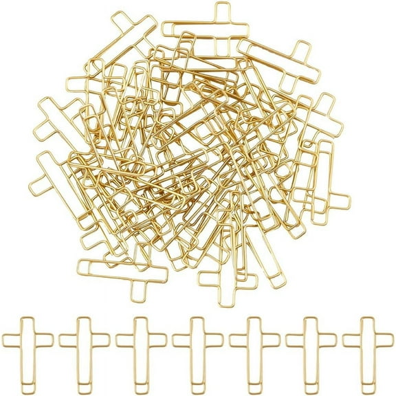 50Pcs Cross Paper Clips