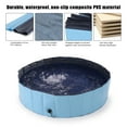 thumbnail image 3 of Ownpets Foldable Pet Dogs Cats Pool Bathing Set Portable Kiddie Swimming Bathtub with Massage Shower Sprayer, 3 of 7