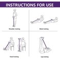 thumbnail image 5 of Elastic Pull Rope, Resistance Bands, Bodybuilding Pull Rope, Bodybuilding Pull Rope, Elastic Pull Rope Fitness Equipment For Abdomen, Waist, 5 of 5