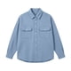 thumbnail image 5 of Top Abrigo Hombres Color Sólido Manga Larga Botón Cuello Moda Casual Verano Al Aire Libre Diario, 5 of 7