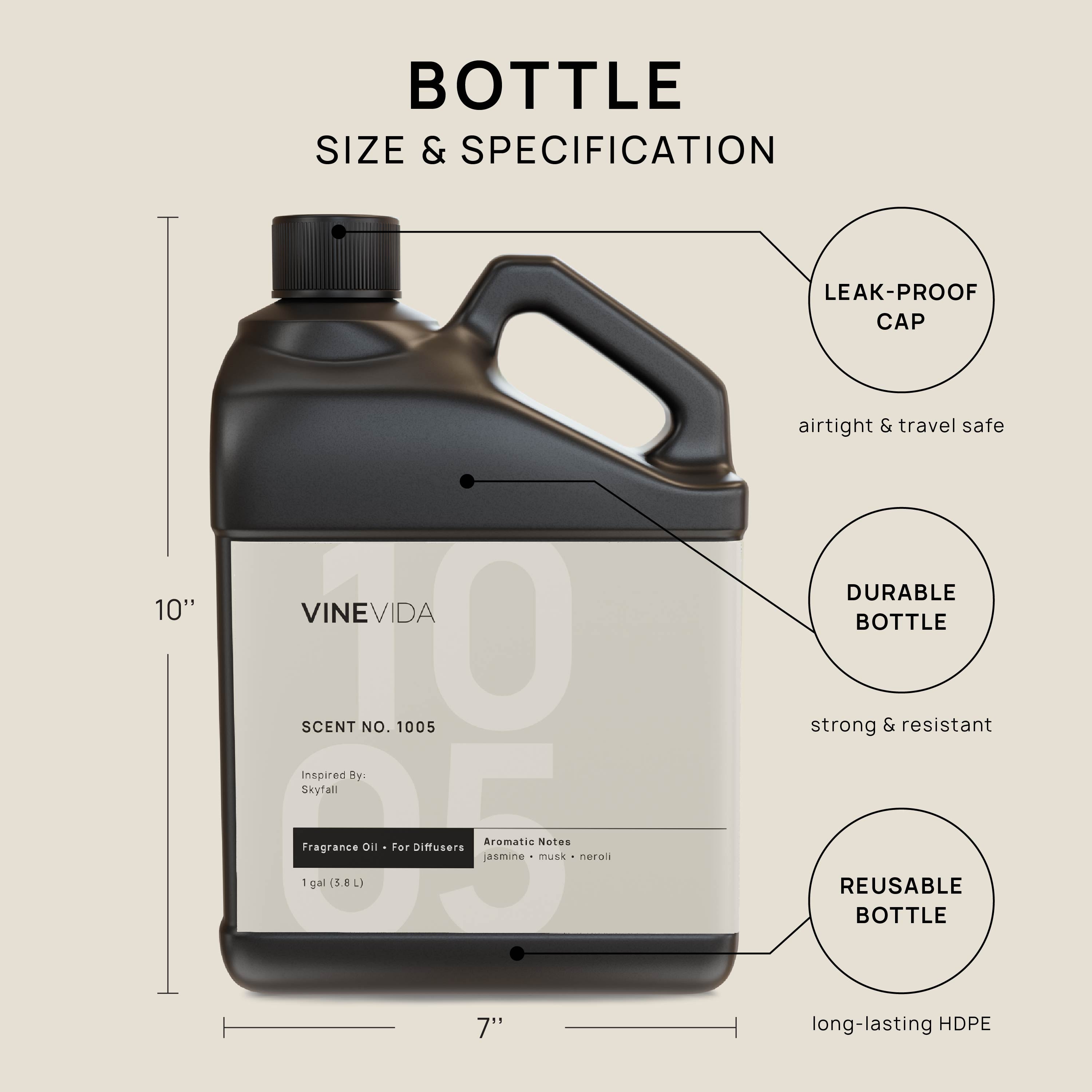 VINEVIDA Scent NO. 1005 Fragrance Oil, Inspired By: Skyfall - Thumbnail 4