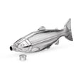 thumbnail image 3 of Foster & Rye Stainless Steel Trout Flask, Metallic, 4 oz, 3 of 9