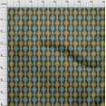 thumbnail image 3 of oneOone Tissu Georgette Viscose Imprimé Ikat Tourbillon au Mètre 42 Pouces de Large, 3 of 4