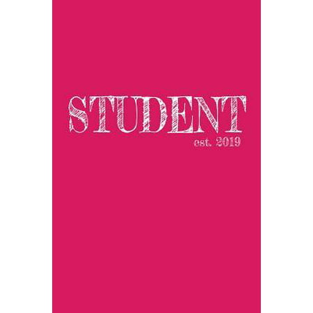 Student est. 2019: 6x9 Graph paper 5x5 Lined Journal Graduation Gift for College or University Graduate - 120 Pages for college, high sch