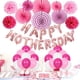 thumbnail image 1 of Kit de globos para celebrar el Día de la Madre, 37 unidades, lámina de látex, color rosa, 1 of 4