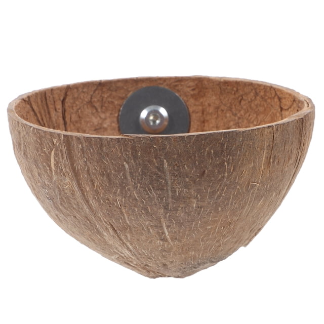 Nido de pájaro de cáscara de coco, vivienda de coco, nido de pájaro, casa de pájaro para periquitos