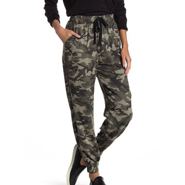 Know One Cares - Army Womens Jogger Camo Drawstring Pants XL - Walmart ...