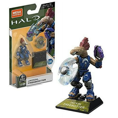 Halo Heroes Mega Construx Pro Builders Series 14 Jackal Freebooter Figure GVP47
