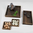 thumbnail image 3 of Juego de bandejas para servir de madera, plato de frutas Vintage, bandeja de té, bandeja rectangular para desayuno, 7 Uds., 3 of 8