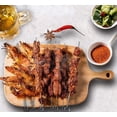 thumbnail image 3 of Soro Essentials - Juego de 12 brochetas redondas de acero inoxidable de 25 cm - Brochetas de metal para asar a la parrilla, brochetas de barbacoa, brochetas reutilizables para carne, pollo, verduras,, 3 of 5