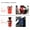 RED, variant on Universal Aluminum Baffled Oil Catch Can Reservoir Tank Cans Breather Filter with Hose Kit