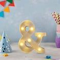 thumbnail image 6 of LHNFT Led Marquee Letters, 26 Alphabet Light Up Letters, Small Led Letter Lights, Battery Powered Lighted Letter for Party, Table, Birthday Decor Home Decor, 6 of 6