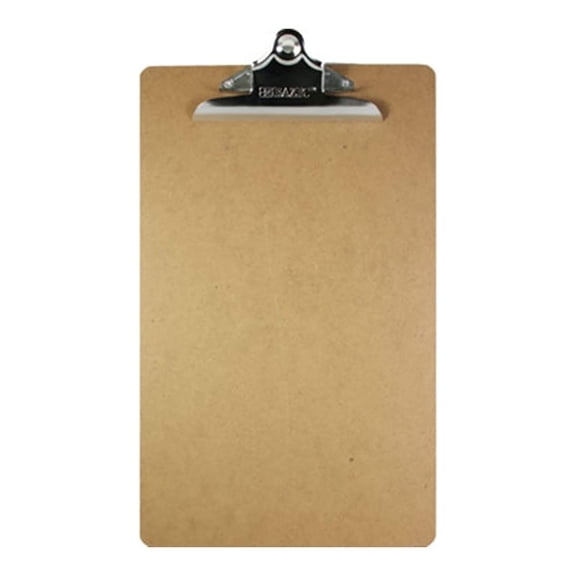 BAZIC Wood Clipboard Legal Size 15.5"x 9" Sturdy Spring Clip, 4-Pack