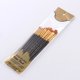 thumbnail image 2 of Juego de 10 pinceles de nailon para pintar, ideal para principiantes, profesionales y estudiantes (negro)., 2 of 7